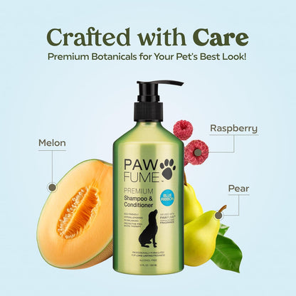 Dog Shampoo and Conditioner, Blue Ribbon, 1-Pack | Probiotic pH-balanced formula nourishes, detangles and deep cleans for silky coat, Puppy Shampoo and Conditioner