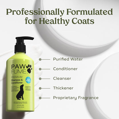 Dog Shampoo and Conditioner, Blue Ribbon, 1-Pack | Probiotic pH-balanced formula nourishes, detangles and deep cleans for silky coat, Puppy Shampoo and Conditioner
