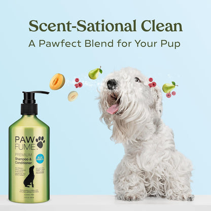 Dog Shampoo and Conditioner, Blue Ribbon, 1-Pack | Probiotic pH-balanced formula nourishes, detangles and deep cleans for silky coat, Puppy Shampoo and Conditioner