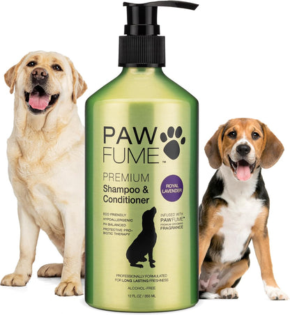 Dog Shampoo and Conditioner, Blue Ribbon, 1-Pack | Probiotic pH-balanced formula nourishes, detangles and deep cleans for silky coat, Puppy Shampoo and Conditioner