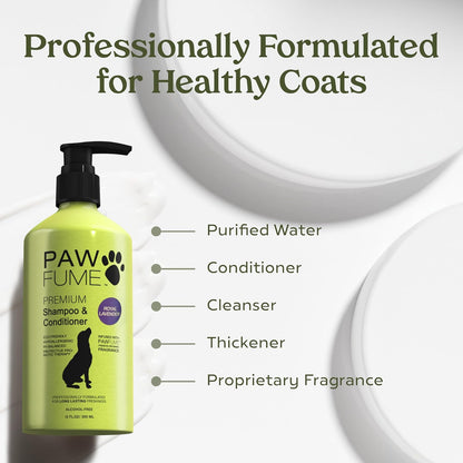 Dog Shampoo and Conditioner, Blue Ribbon, 1-Pack | Probiotic pH-balanced formula nourishes, detangles and deep cleans for silky coat, Puppy Shampoo and Conditioner