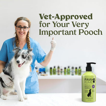 Dog Shampoo and Conditioner, Blue Ribbon, 1-Pack | Probiotic pH-balanced formula nourishes, detangles and deep cleans for silky coat, Puppy Shampoo and Conditioner