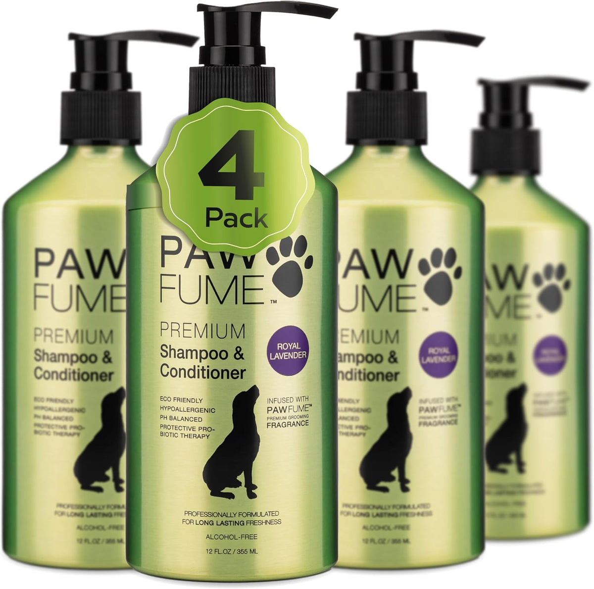 Dog Shampoo and Conditioner, Blue Ribbon, 1-Pack | Probiotic pH-balanced formula nourishes, detangles and deep cleans for silky coat, Puppy Shampoo and Conditioner