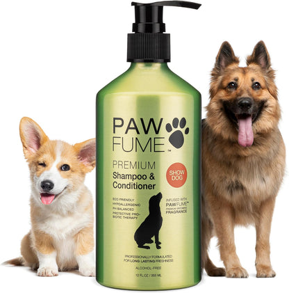 Dog Shampoo and Conditioner, Blue Ribbon, 1-Pack | Probiotic pH-balanced formula nourishes, detangles and deep cleans for silky coat, Puppy Shampoo and Conditioner