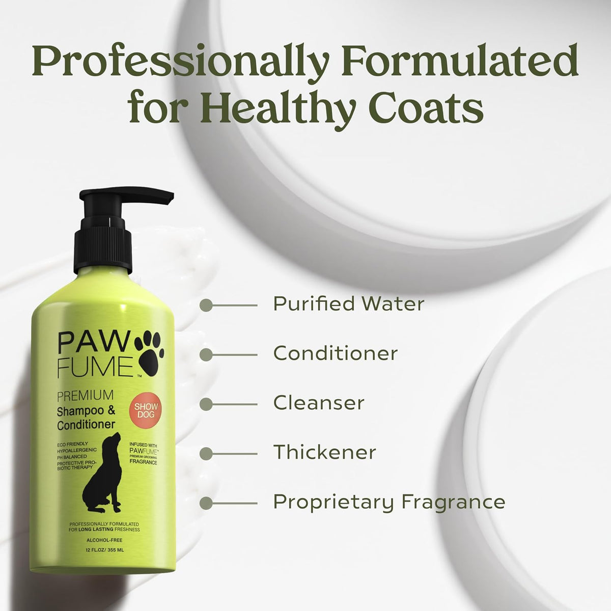 Dog Shampoo and Conditioner, Blue Ribbon, 1-Pack | Probiotic pH-balanced formula nourishes, detangles and deep cleans for silky coat, Puppy Shampoo and Conditioner