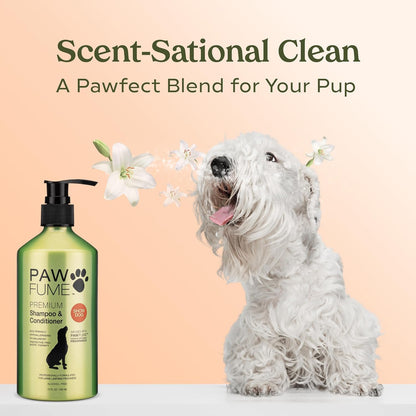 Dog Shampoo and Conditioner, Blue Ribbon, 1-Pack | Probiotic pH-balanced formula nourishes, detangles and deep cleans for silky coat, Puppy Shampoo and Conditioner