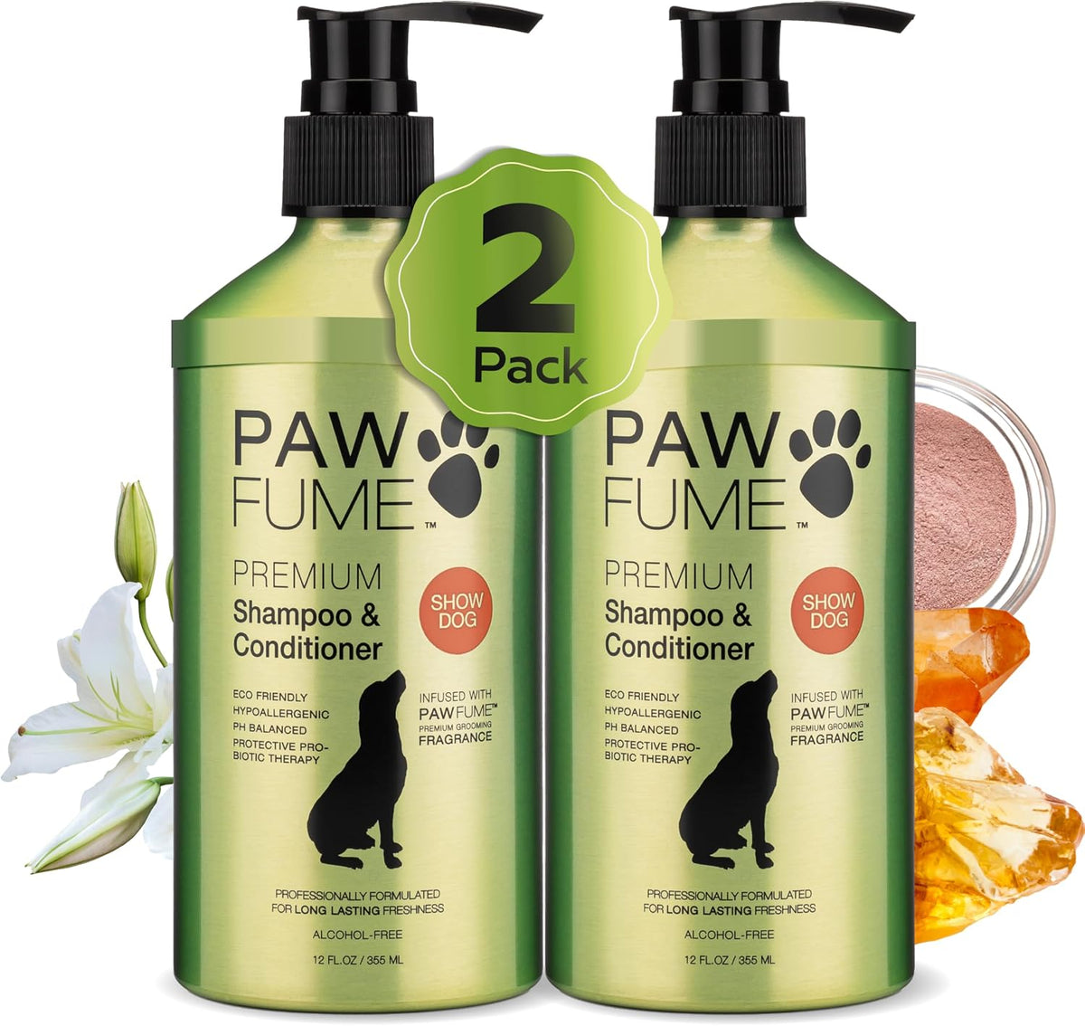 Dog Shampoo and Conditioner, Blue Ribbon, 1-Pack | Probiotic pH-balanced formula nourishes, detangles and deep cleans for silky coat, Puppy Shampoo and Conditioner
