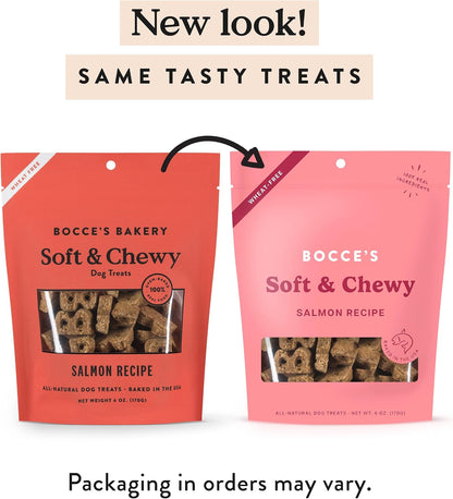 Salmon Flavor Soft & Chewy Dog Treats, 6 oz