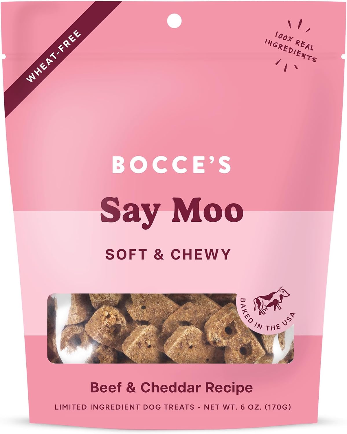 Salmon Flavor Soft & Chewy Dog Treats, 6 oz