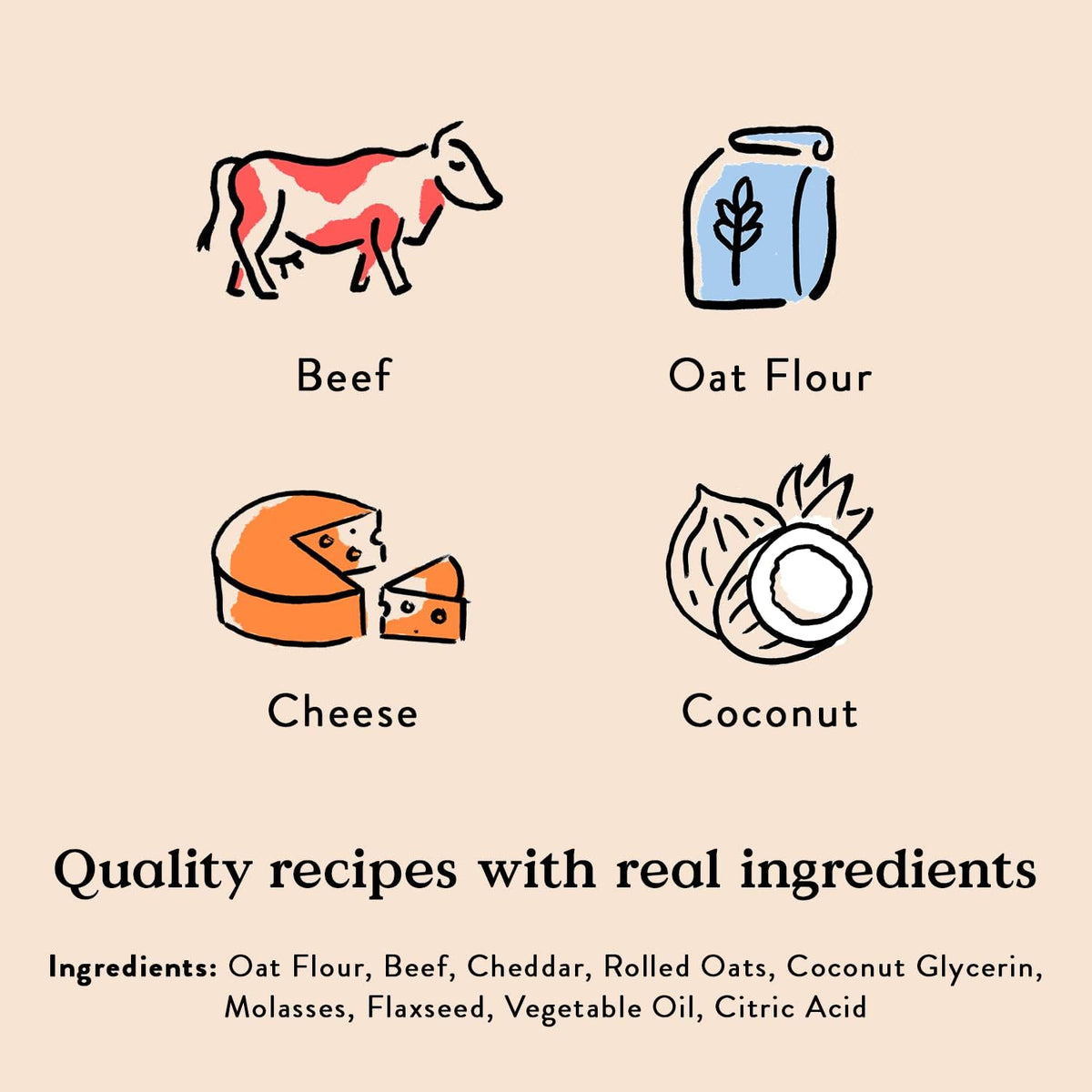Salmon Flavor Soft & Chewy Dog Treats, 6 oz