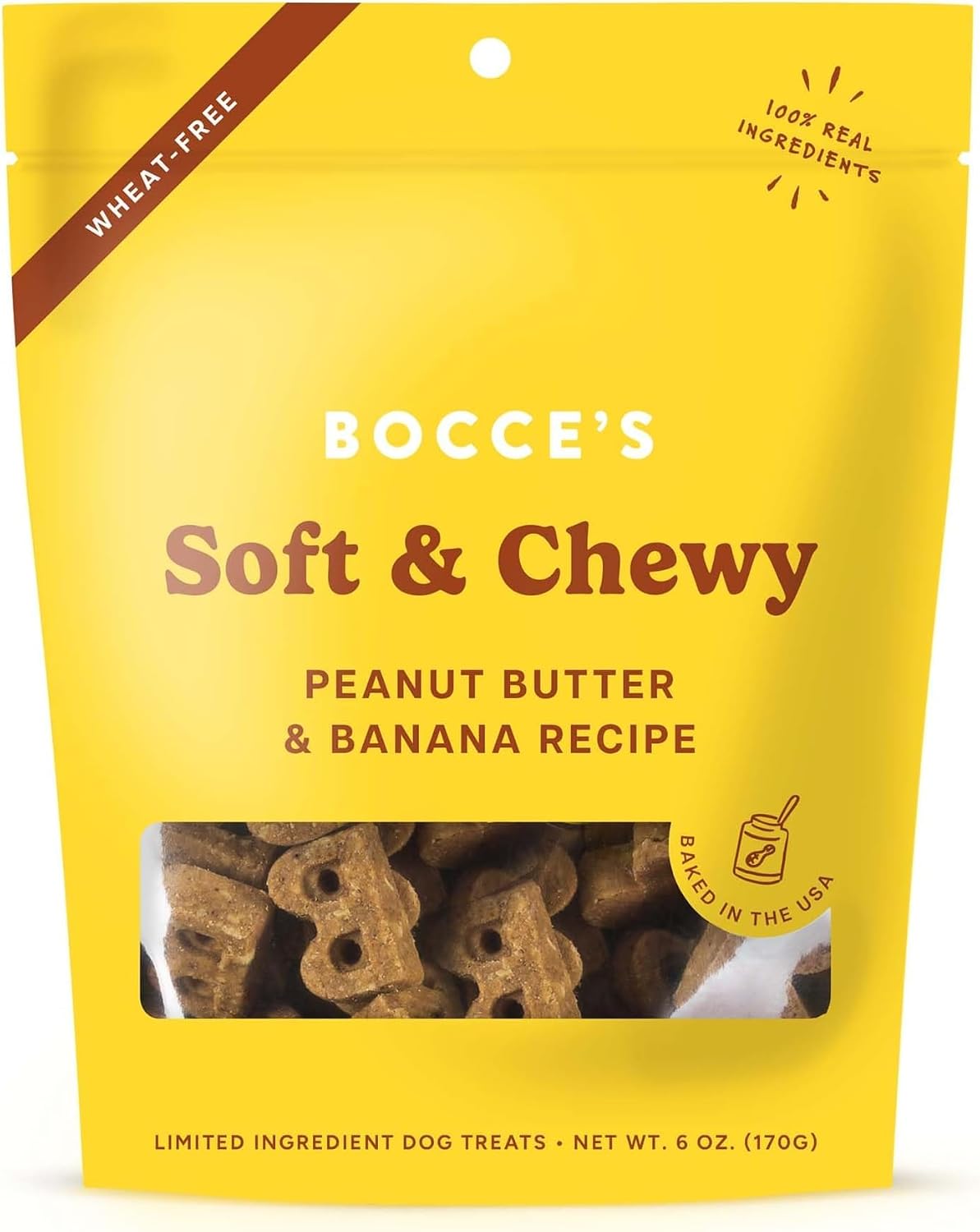 Salmon Flavor Soft & Chewy Dog Treats, 6 oz