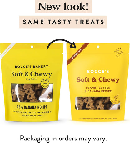 Salmon Flavor Soft & Chewy Dog Treats, 6 oz