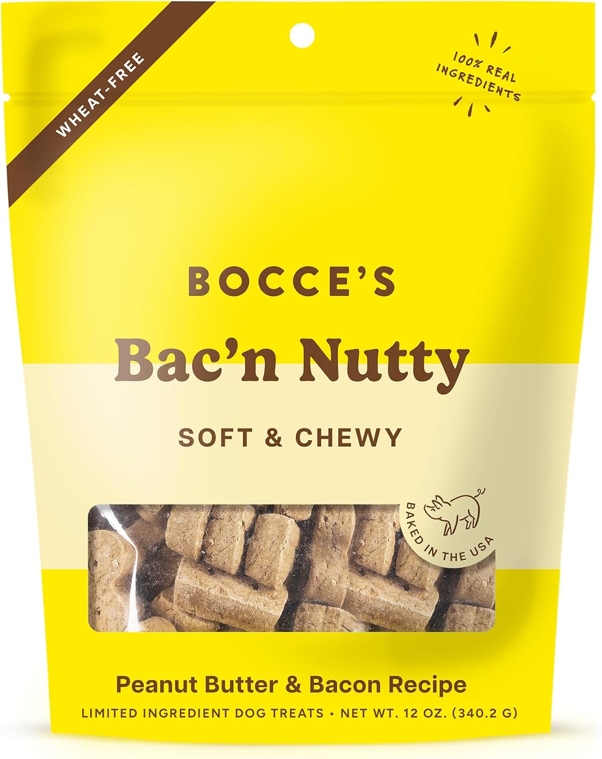 Salmon Flavor Soft & Chewy Dog Treats, 6 oz