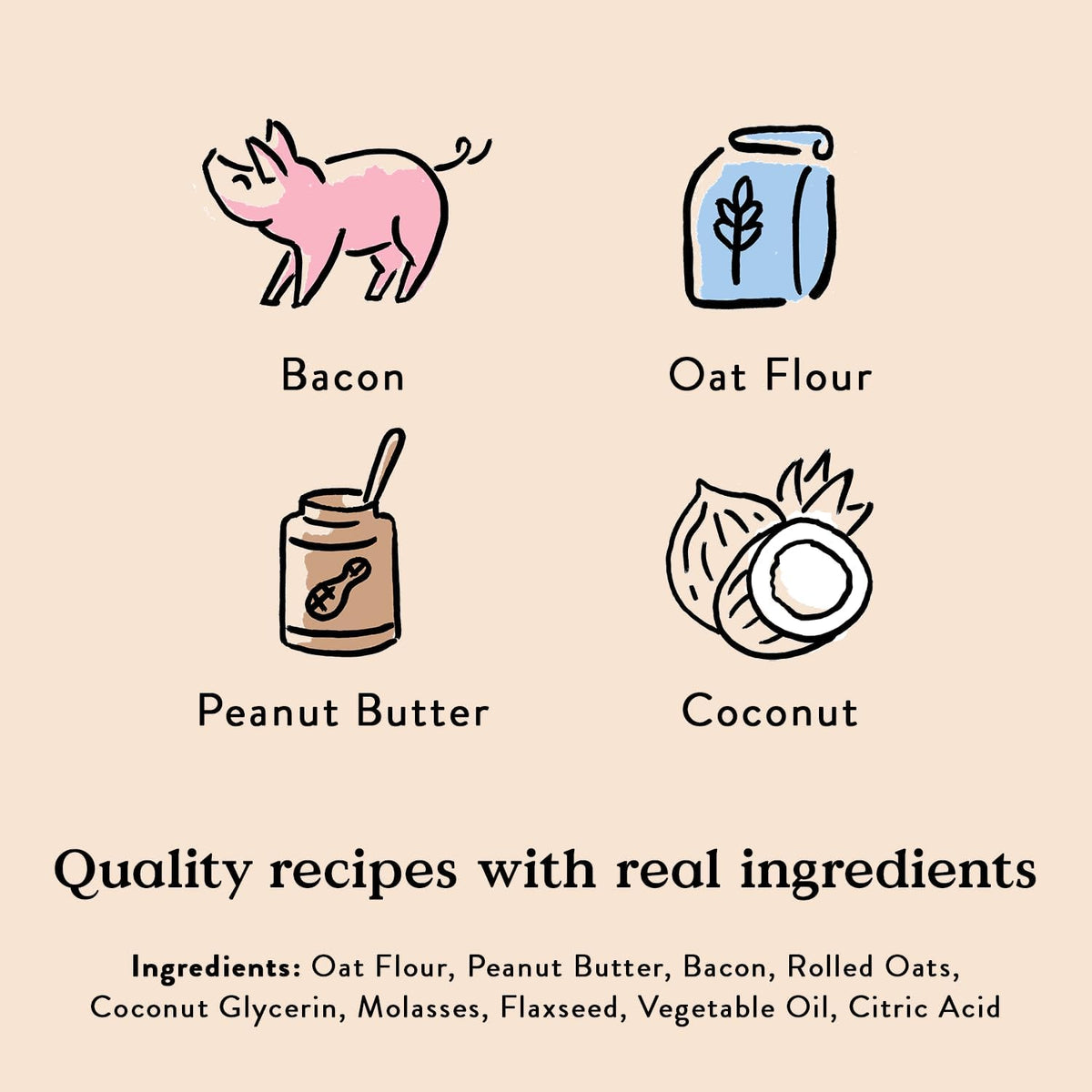 Salmon Flavor Soft & Chewy Dog Treats, 6 oz