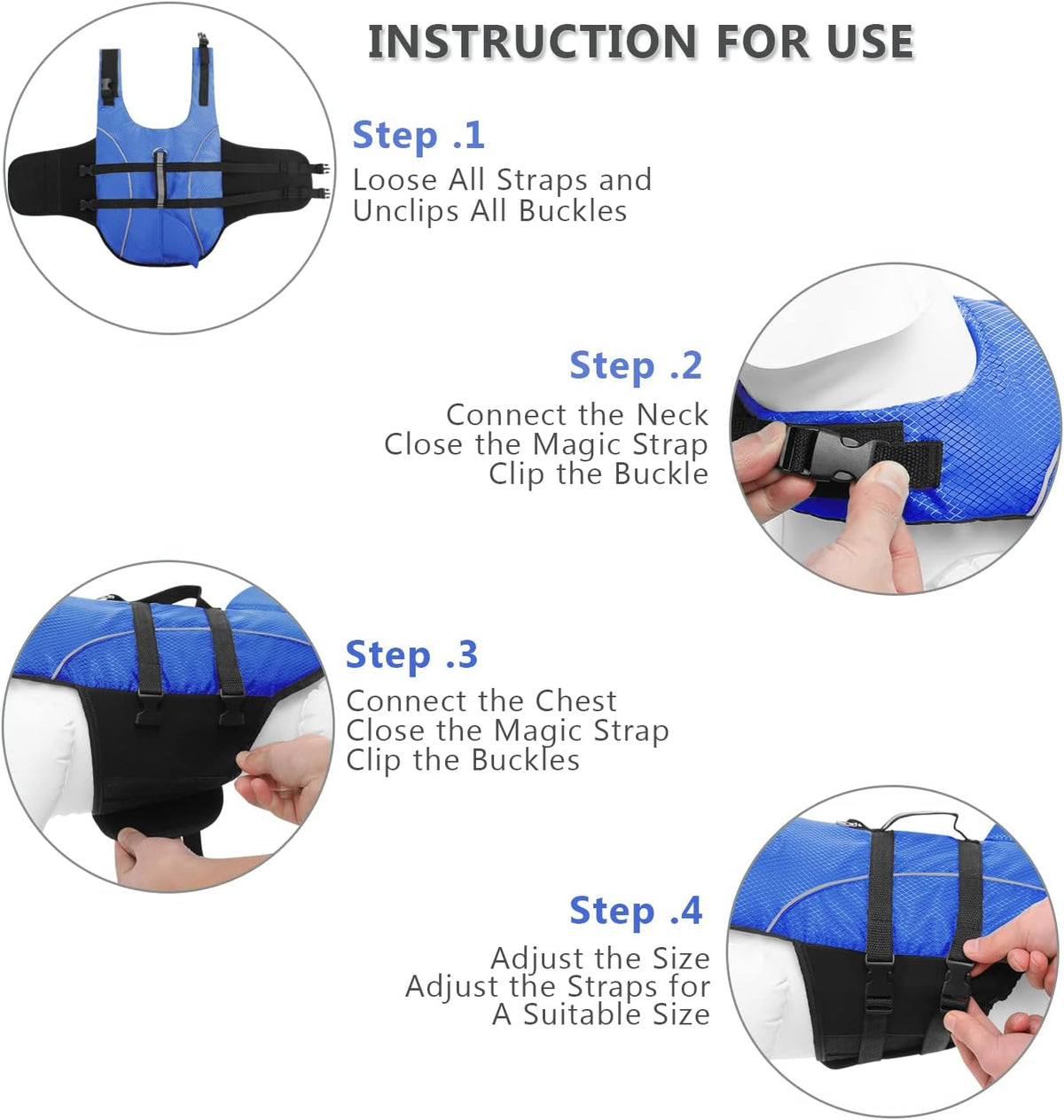 Ripstop Dog Life Jacket Shark Life Vest for Dogs, Safety Lifesaver with High Buoyancy and Lift Handle for Small and Medium Breeds（Rose Red XS）