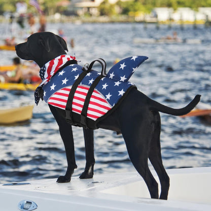 Ripstop Dog Life Jacket Shark Life Vest for Dogs, Safety Lifesaver with High Buoyancy and Lift Handle for Small and Medium Breeds（Rose Red XS）