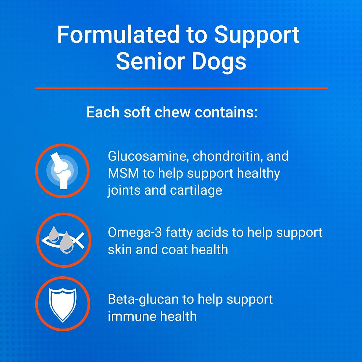 Nutramax Cosequin Dog Joint Supplement for Senior Dogs, Soft Chews