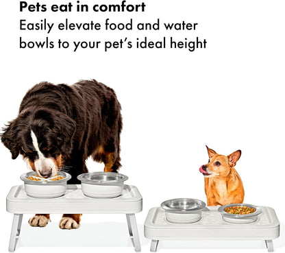 Pet Adjustable Elevated Feeder