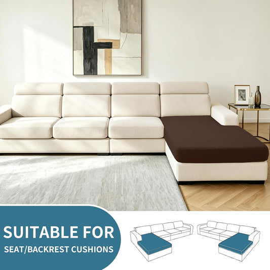 4-Piece Stretch Sofa Cover, Washable Couch Covers for Dog | 71"-91"(3 Cushions),Light Gray（Big Sale),Anti-pilling & Wear-Resistant,Pet Friendly, Washable.Ideal for Living room