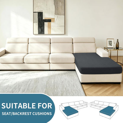 4-Piece Stretch Sofa Cover, Washable Couch Covers for Dog | 71"-91"(3 Cushions),Light Gray（Big Sale),Anti-pilling & Wear-Resistant,Pet Friendly, Washable.Ideal for Living room