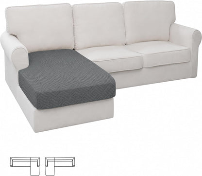 4-Piece Stretch Sofa Cover, Washable Couch Covers for Dog | 71"-91"(3 Cushions),Light Gray（Big Sale),Anti-pilling & Wear-Resistant,Pet Friendly, Washable.Ideal for Living room