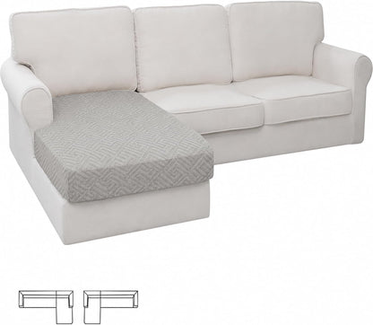 4-Piece Stretch Sofa Cover, Washable Couch Covers for Dog | 71"-91"(3 Cushions),Light Gray（Big Sale),Anti-pilling & Wear-Resistant,Pet Friendly, Washable.Ideal for Living room