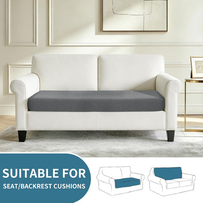 4-Piece Stretch Sofa Cover, Washable Couch Covers for Dog | 71"-91"(3 Cushions),Light Gray（Big Sale),Anti-pilling & Wear-Resistant,Pet Friendly, Washable.Ideal for Living room