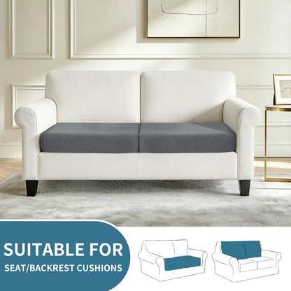 4-Piece Stretch Sofa Cover, Washable Couch Covers for Dog | 71"-91"(3 Cushions),Light Gray（Big Sale),Anti-pilling & Wear-Resistant,Pet Friendly, Washable.Ideal for Living room