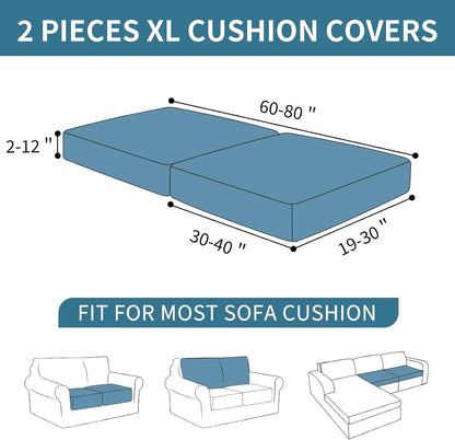 4-Piece Stretch Sofa Cover, Washable Couch Covers for Dog | 71"-91"(3 Cushions),Light Gray（Big Sale),Anti-pilling & Wear-Resistant,Pet Friendly, Washable.Ideal for Living room