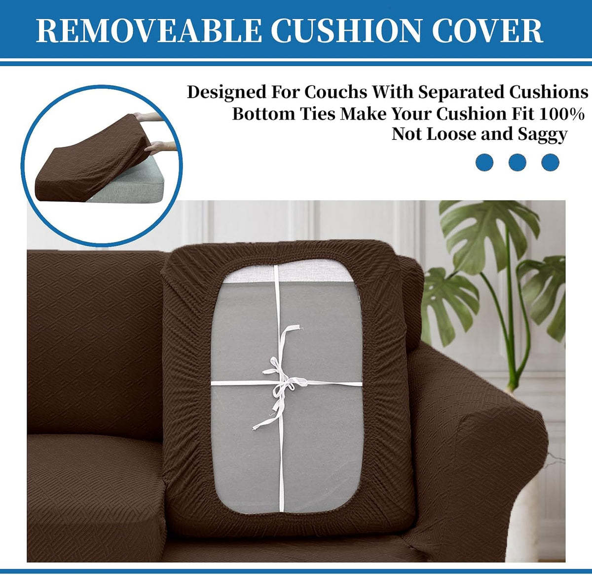 4-Piece Stretch Sofa Cover, Washable Couch Covers for Dog | 71"-91"(3 Cushions),Light Gray（Big Sale),Anti-pilling & Wear-Resistant,Pet Friendly, Washable.Ideal for Living room