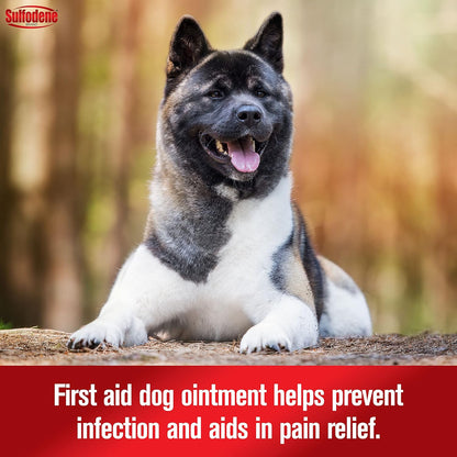 Wound Care 3-Way Ointment for Dogs & Puppies, Soothes Cuts, Scrapes, Skin Irritation, and Redness, First Aid Relief that Supports Skin Healing and Comfort, 2 oz