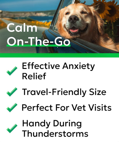 Hemp Dog Calming Chews - Stress, Travel, Anxiety Relief Treats