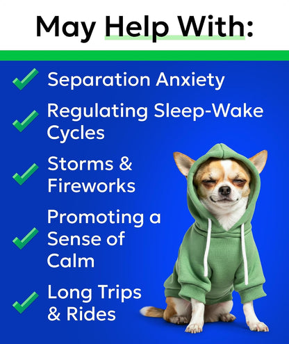 Hemp Dog Calming Chews - Stress, Travel, Anxiety Relief Treats