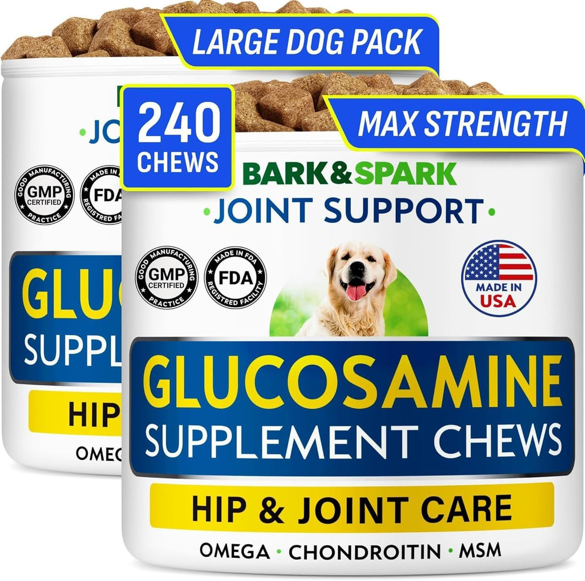 Hemp Dog Calming Chews - Stress, Travel, Anxiety Relief Treats