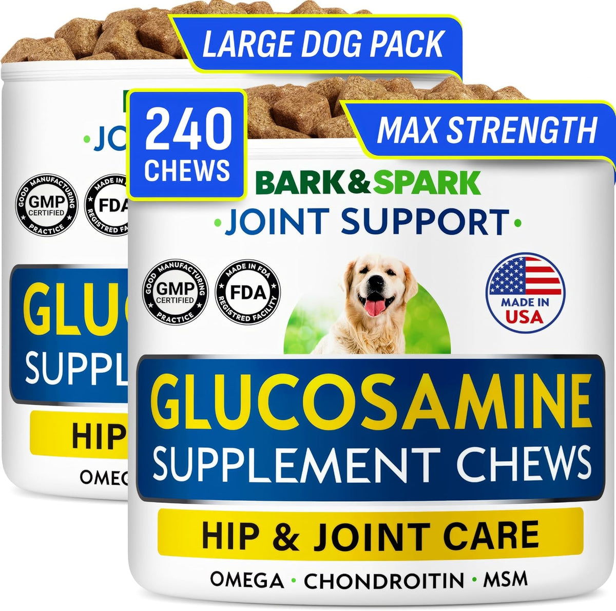 Hemp Dog Calming Chews - Stress, Travel, Anxiety Relief Treats