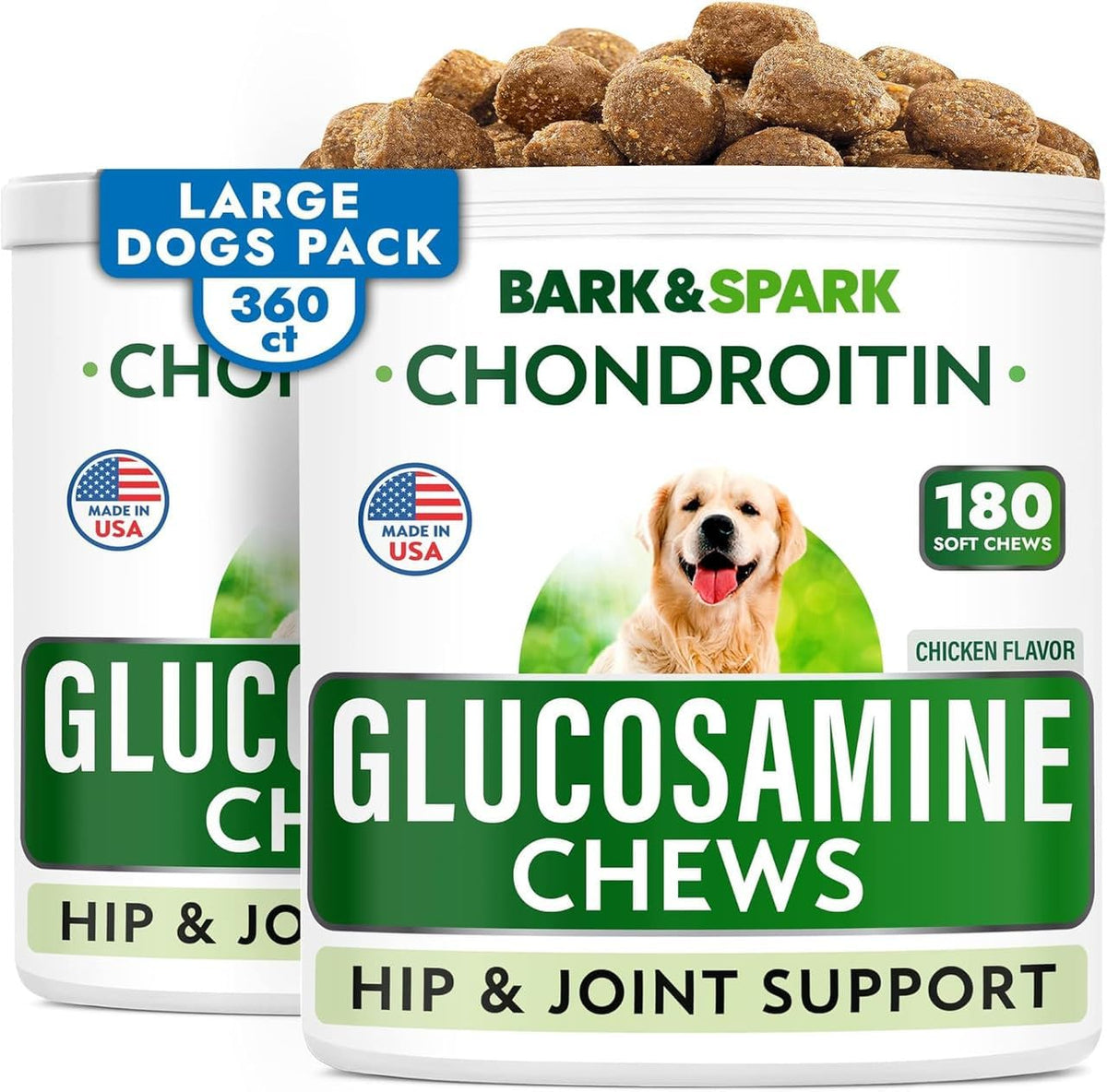 Hemp Dog Calming Chews - Stress, Travel, Anxiety Relief Treats