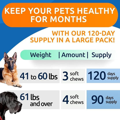 Hemp Dog Calming Chews - Stress, Travel, Anxiety Relief Treats