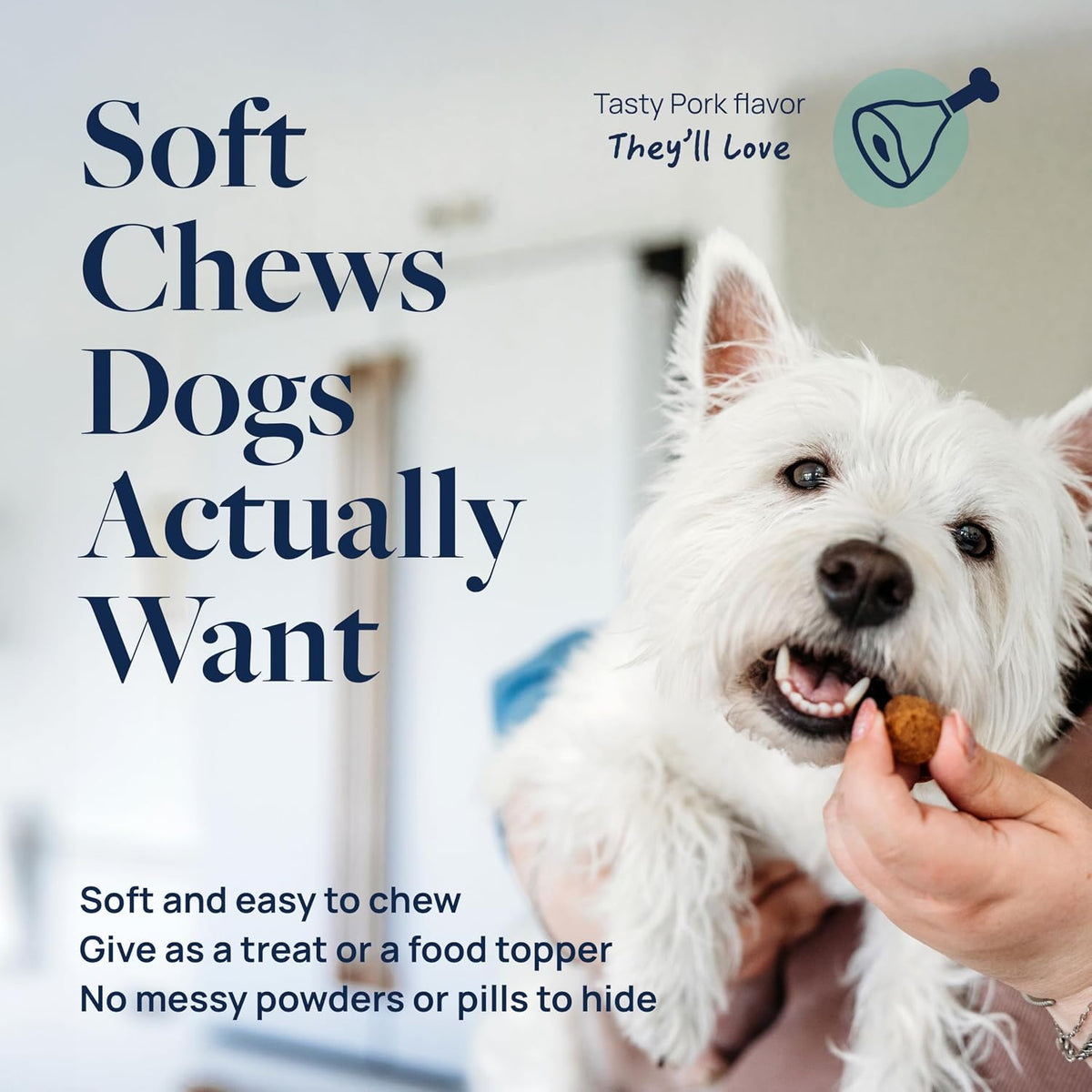 Smart Vitality Dental Support Dog Soft Chews