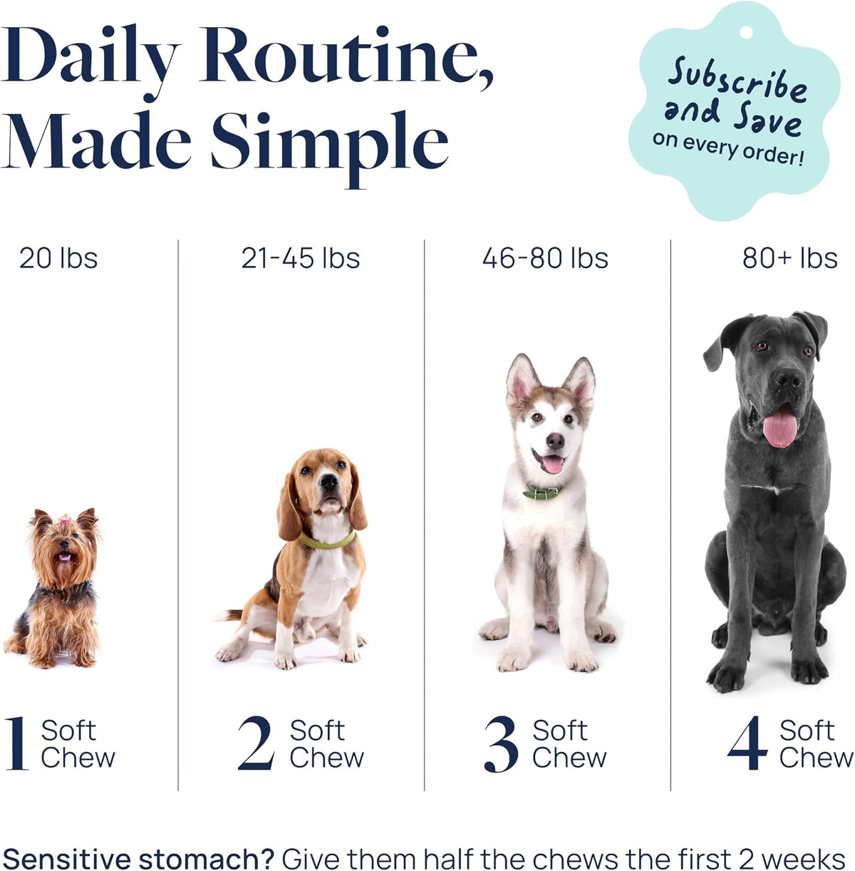 Smart Vitality Dental Support Dog Soft Chews