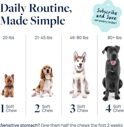 Smart Vitality Dental Support Dog Soft Chews