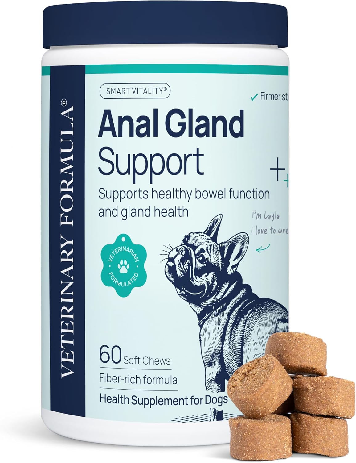 Smart Vitality Dental Support Dog Soft Chews