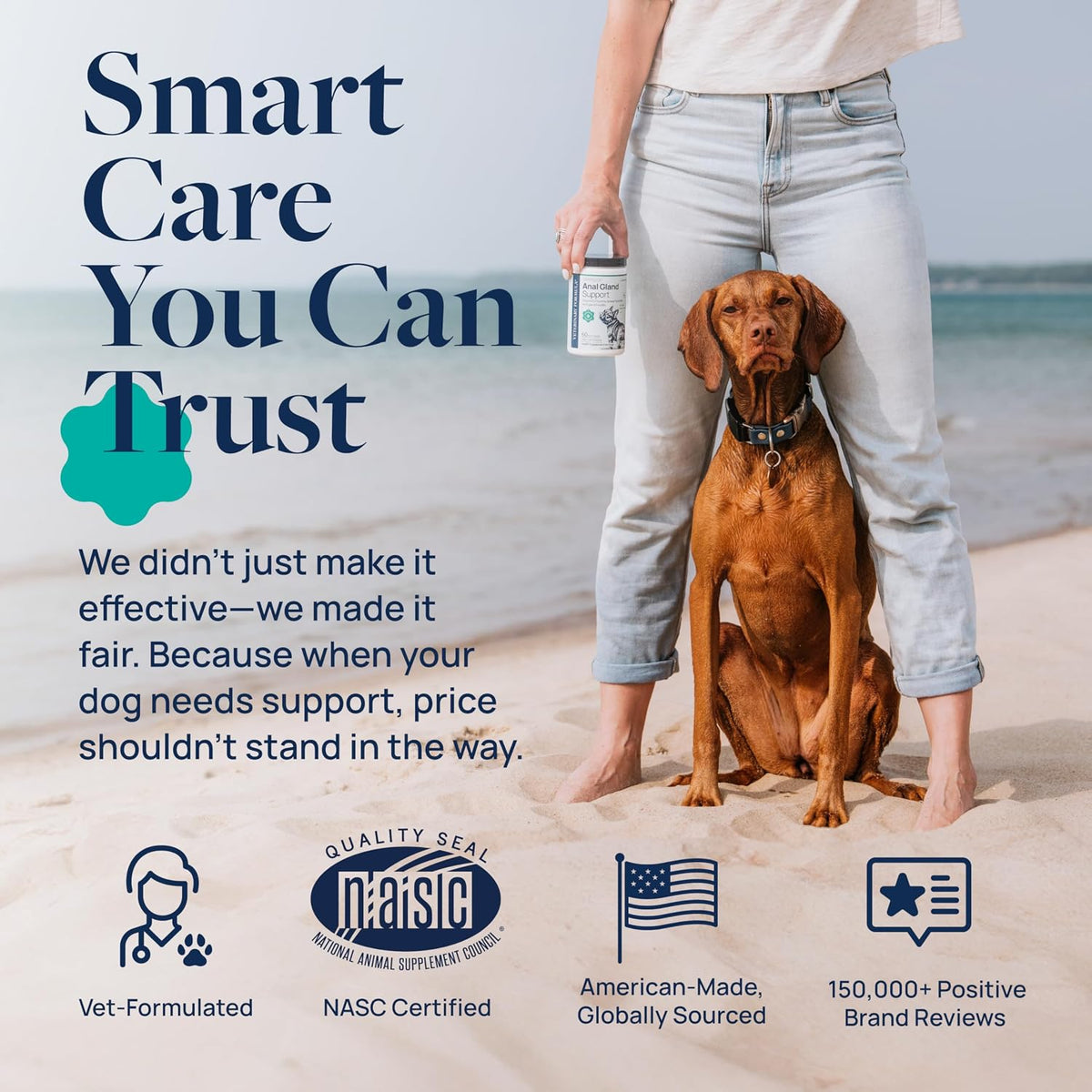 Smart Vitality Dental Support Dog Soft Chews