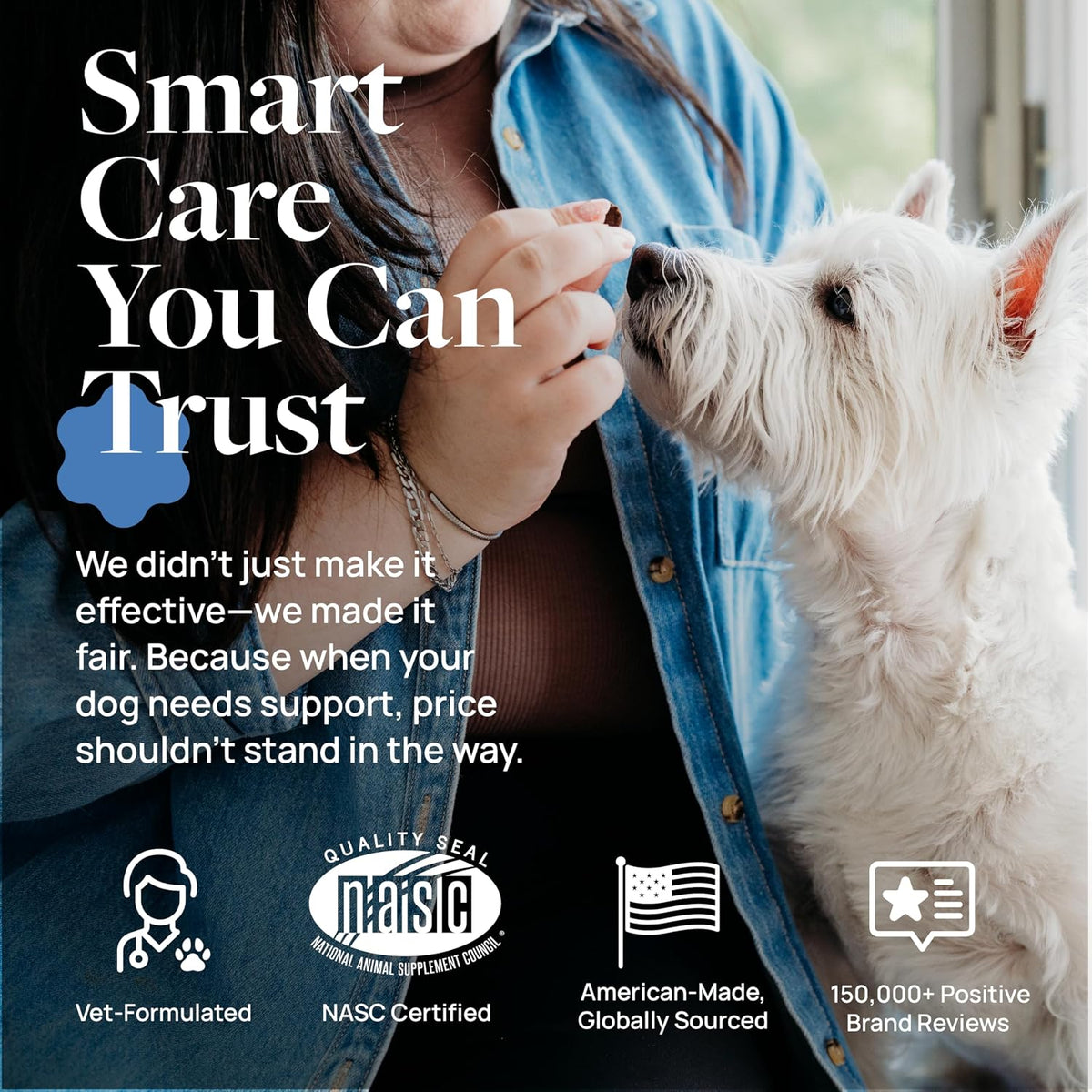Smart Vitality Dental Support Dog Soft Chews