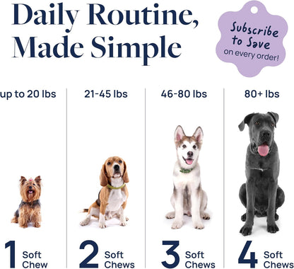 Smart Vitality Dental Support Dog Soft Chews