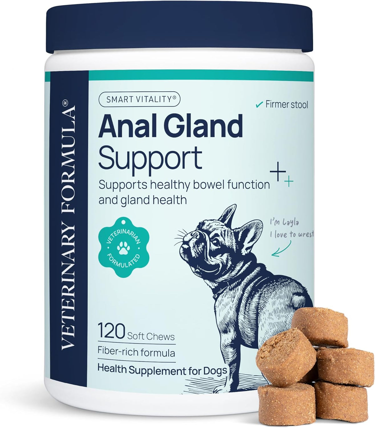 Smart Vitality Dental Support Dog Soft Chews