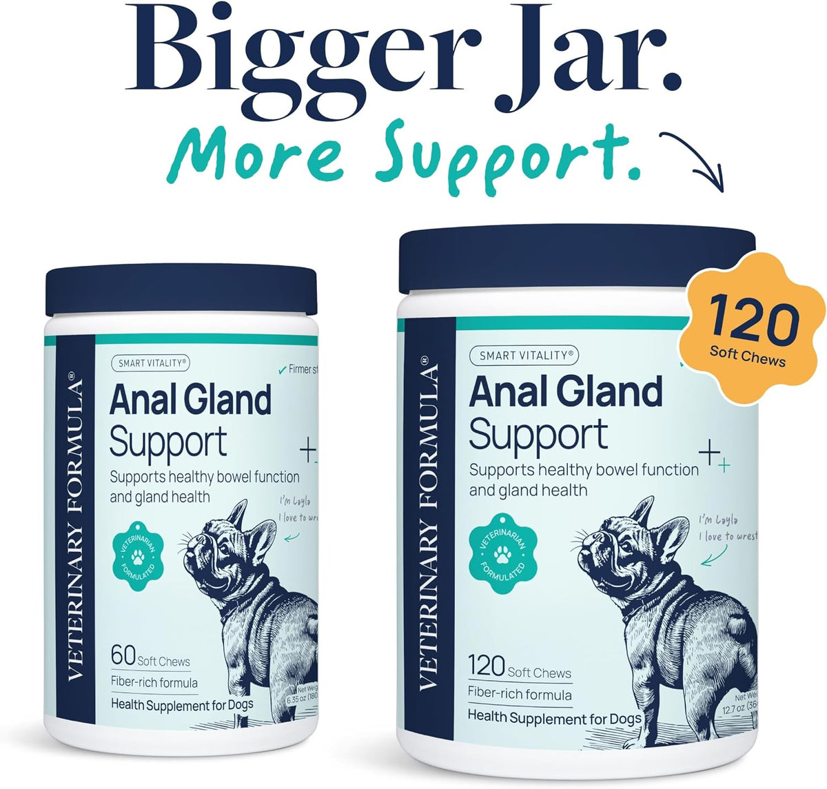 Smart Vitality Dental Support Dog Soft Chews
