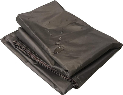 DIY Pet Bed Pillow Brown Microsuede Duvet Cover and Waterproof Internal case for Dog at 40X35X4 Inch - Covers only