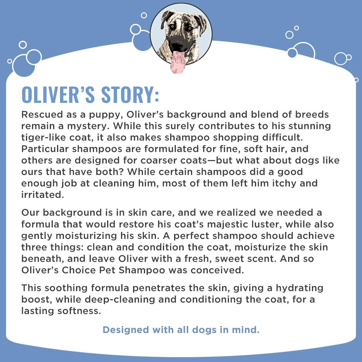 Dog Shampoo with Oatmeal, Aloe & Shea Butter – Deodorizing Puppy Shampoo for Smelly Dogs, Itchy Skin Relief, Paraben-Free, Biodegradable, Cruelty Free – 14 fl. oz