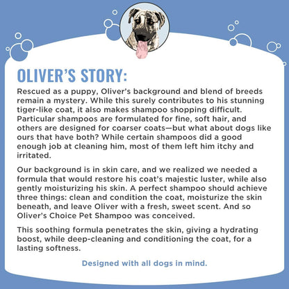 Dog Shampoo with Oatmeal, Aloe & Shea Butter – Deodorizing Puppy Shampoo for Smelly Dogs, Itchy Skin Relief, Paraben-Free, Biodegradable, Cruelty Free – 14 fl. oz