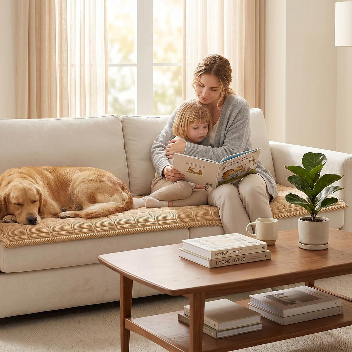 Waterproof Corduroy Dog Couch Cover, 27.6" x 59", Dark Grey